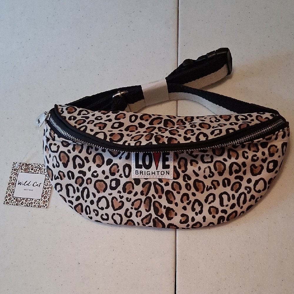 Brighton Love Leopard Print Pouch